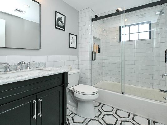 Bathroom, Glass Shower, Interior