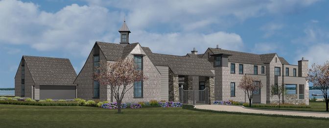 Attached, Backyard, Exterior, Facade, Brick Facade, French Provincial