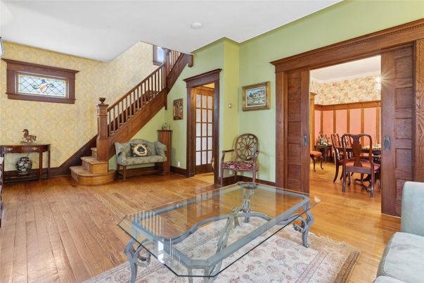 Dining room, Interior, Wood Texture Flooring