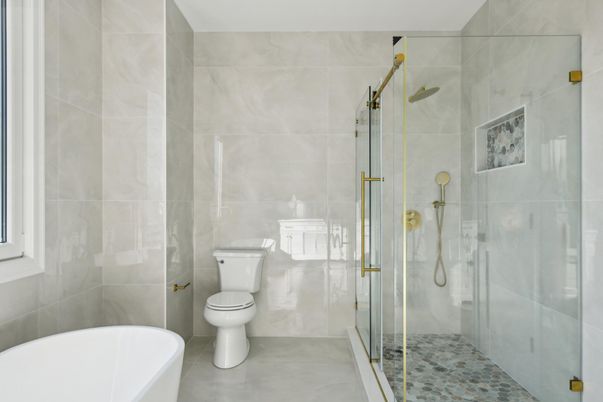 Bathroom, Glass Shower, Interior