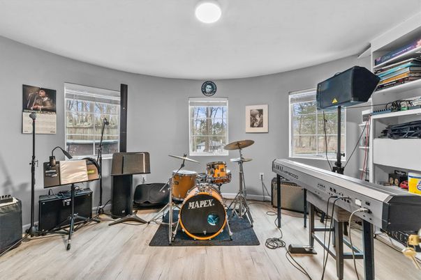 Home Office, Interior, Wood Texture Flooring