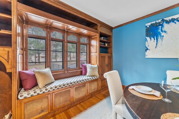 Dining room, Interior, Wood Texture Flooring