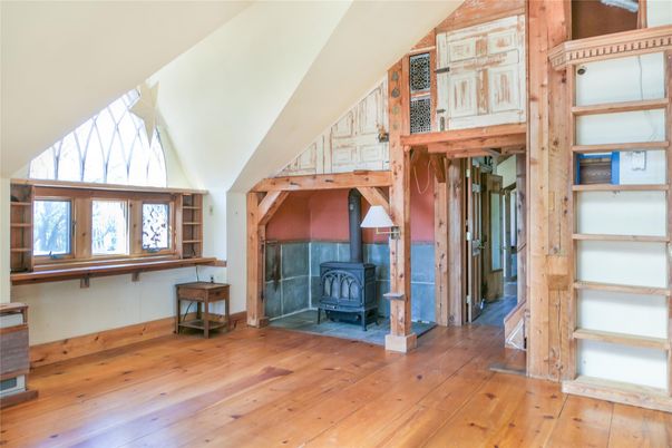 Fireplace, Interior, Wood Texture Flooring