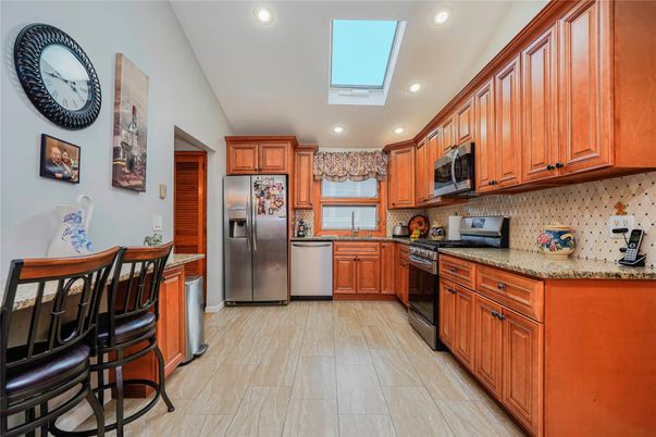 Interior, Kitchen, Recessed Lighting, Stainless Steel Appliances
