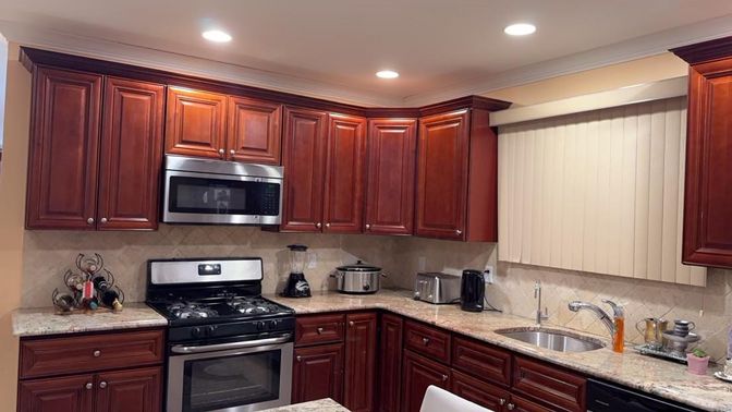 Interior, Kitchen, Recessed Lighting, Stainless Steel Appliances