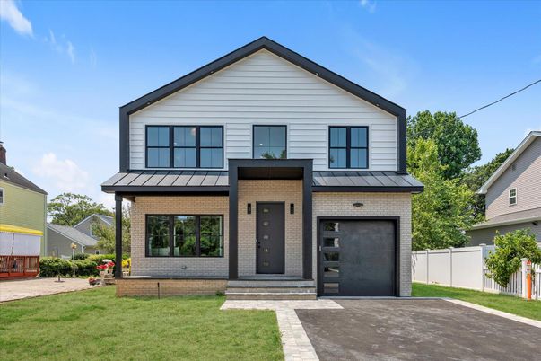 Attached, Exterior, Facade, Brick Facade, Farmhouse