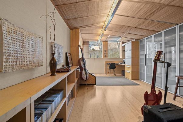 Home Office, Interior, Wood Texture Flooring