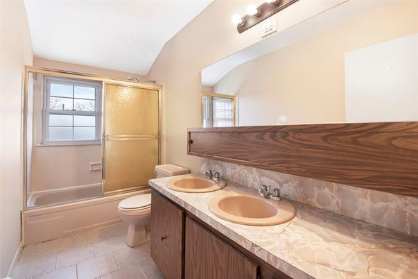 Bathroom, Glass Shower, Interior, Tile Countertops