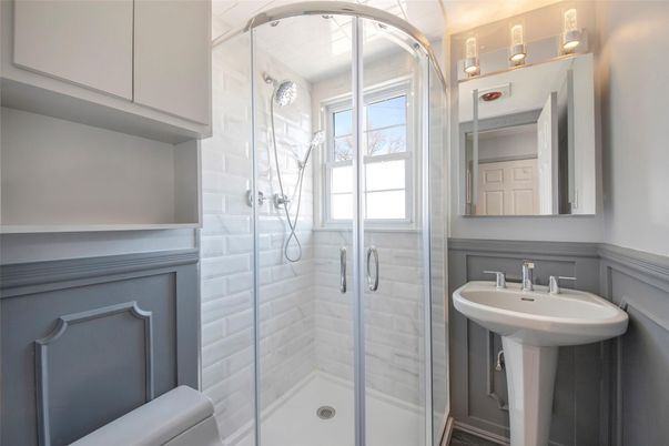 Bathroom, Glass Shower, Interior