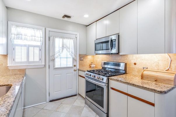 Interior, Kitchen, Recessed Lighting, Stainless Steel Appliances