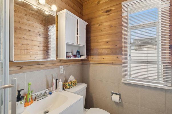 Bathroom, Interior, Wooden Walls