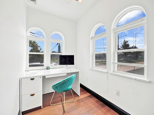 Home Office, Interior, Wood Texture Flooring
