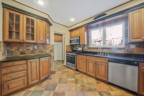 Interior, Kitchen, Recessed Lighting, Stainless Steel Appliances