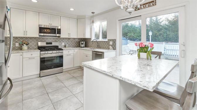 Interior, Kitchen, Recessed Lighting, Stainless Steel Appliances