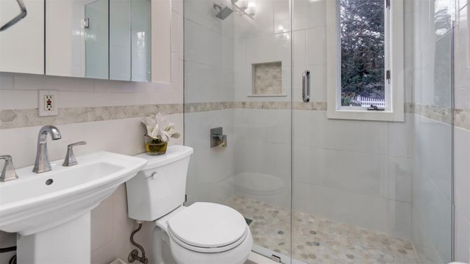 Bathroom, Glass Shower, Interior