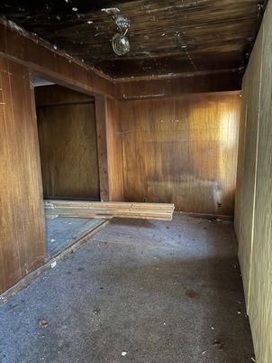 Empty room, Interior, Wooden Walls
