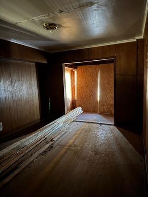 Empty room, Interior, Wood Texture Flooring, Wooden Walls