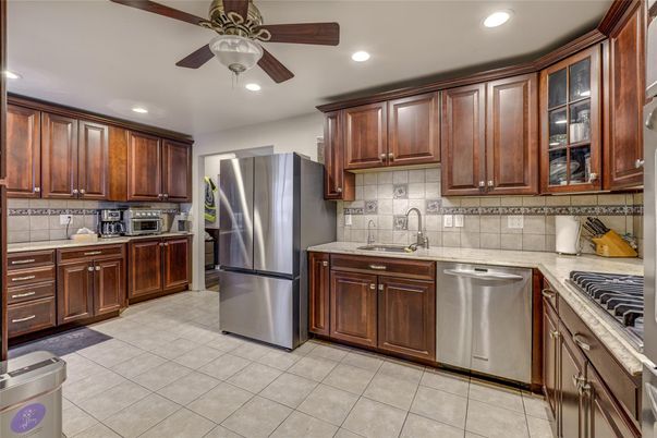 Interior, Kitchen, Recessed Lighting, Stainless Steel Appliances