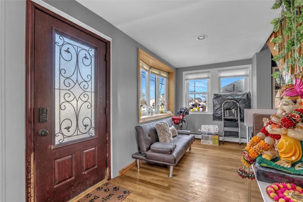 Fireplace, Interior, Recessed Lighting, Wood Texture Flooring