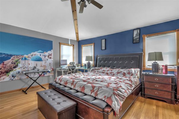 Bedroom, Interior, Wooden Beams, Wood Texture Flooring