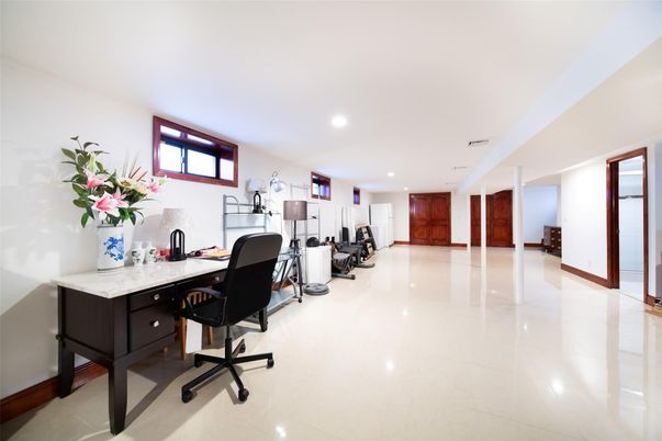 Home Office, Interior, Recessed Lighting