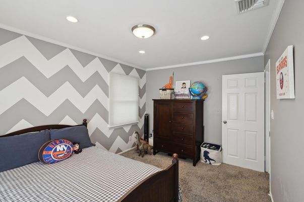 Bedroom, Interior, Recessed Lighting