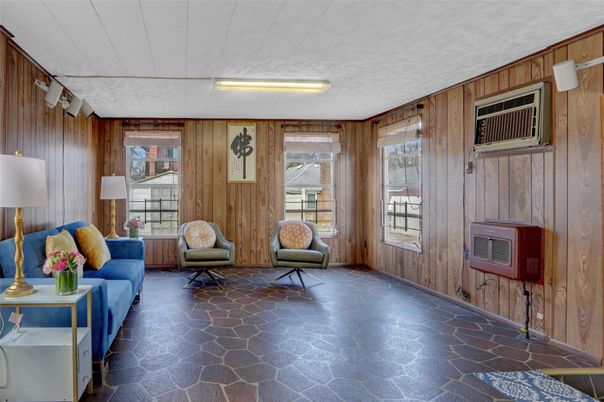 Interior, Living room, Wooden Walls