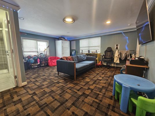 Interior, Living room, Recessed Lighting