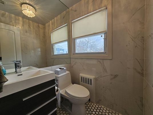 Bathroom, Interior, Marble Walls