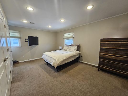 Bedroom, Interior, Recessed Lighting