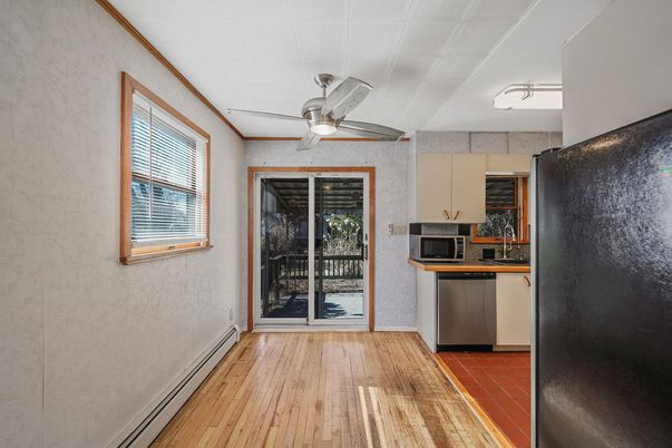 Interior, Kitchen, Wood Texture Flooring