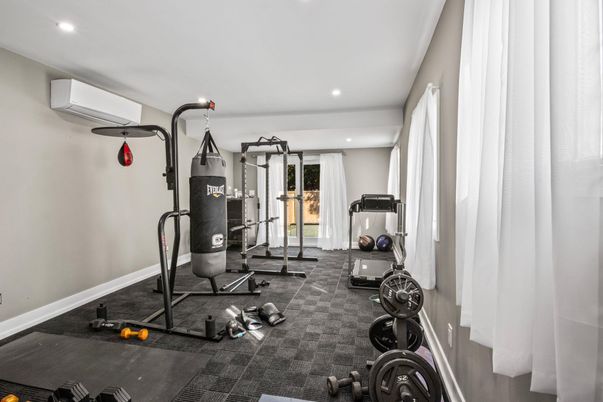 Fitness Equipment, Interior, Recessed Lighting