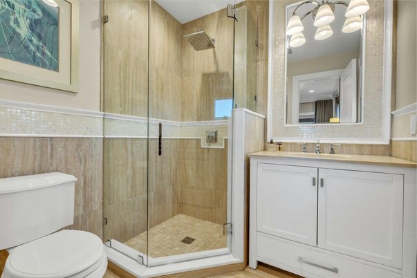 Bathroom, Glass Shower, Interior