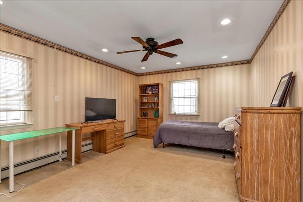 Bedroom, Home Office, Interior, Recessed Lighting