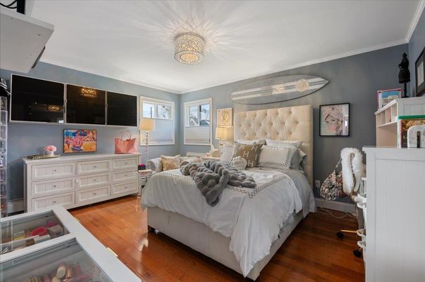 Bedroom, Interior, Wood Texture Flooring