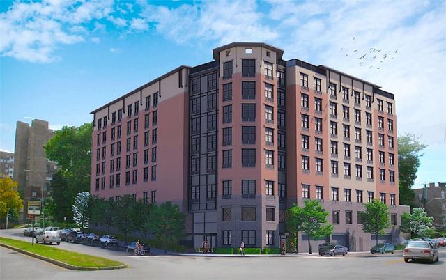 Exterior, Facade, Condo Building