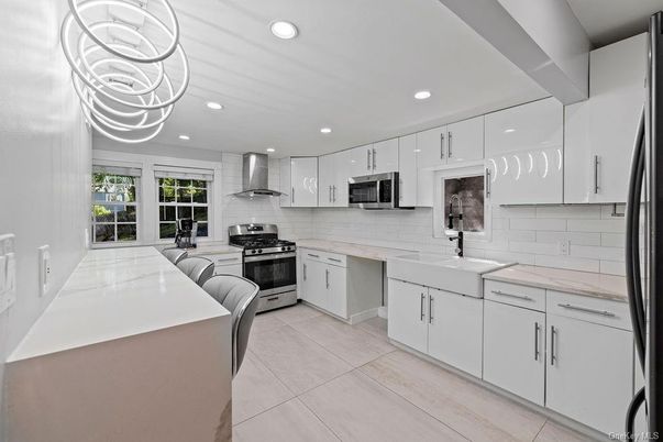 Interior, Kitchen, Recessed Lighting, Stainless Steel Appliances