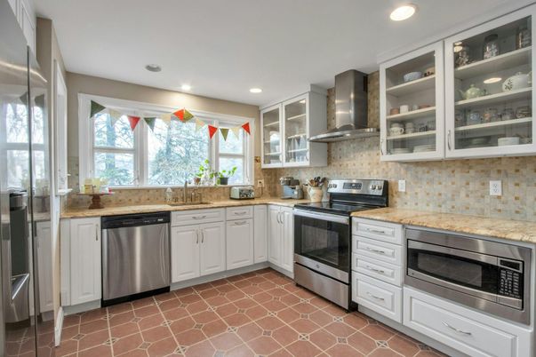 Interior, Kitchen, Recessed Lighting, Stainless Steel Appliances