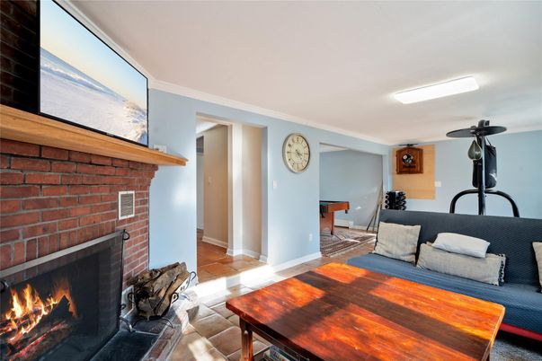 Fireplace, Interior, Stone Walls
