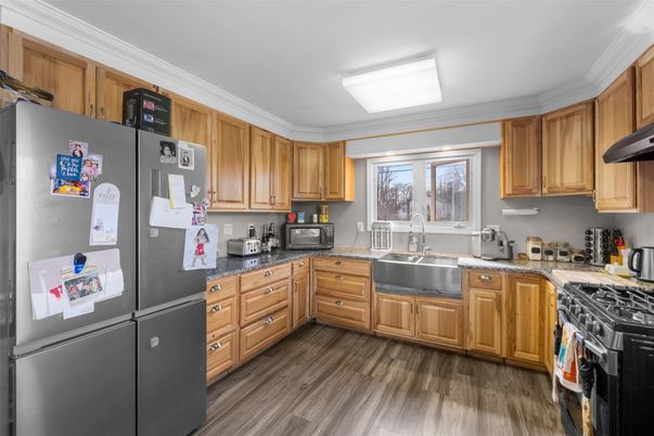 Interior, Kitchen, Wood Texture Flooring