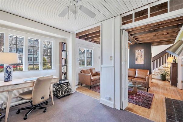 Home Office, Interior, Wooden Beams, Wooden Ceilings, Wood Texture Flooring