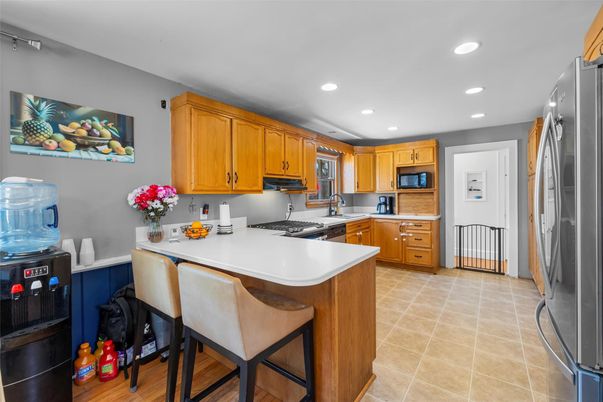 Interior, Kitchen, Recessed Lighting, Stainless Steel Appliances