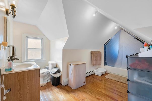 Bathroom, Interior, Wood Texture Flooring