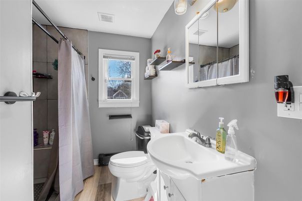 Bathroom, Interior, Wood Texture Flooring