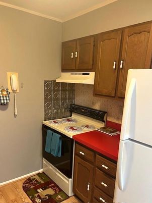 Interior, Kitchen, Wood Texture Flooring