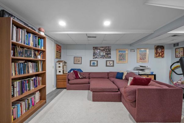 Interior, Living room, Recessed Lighting