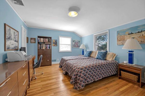 Bedroom, Home Office, Interior, Wood Texture Flooring