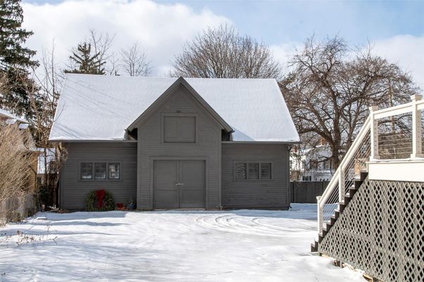 Attached, Backyard, Exterior, Facade, Farmhouse