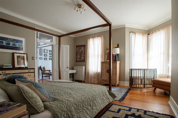Bedroom, Interior, Wood Texture Flooring