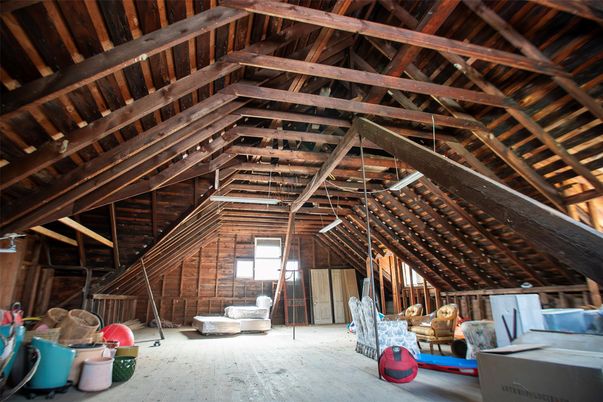 Interior, Wooden Beams